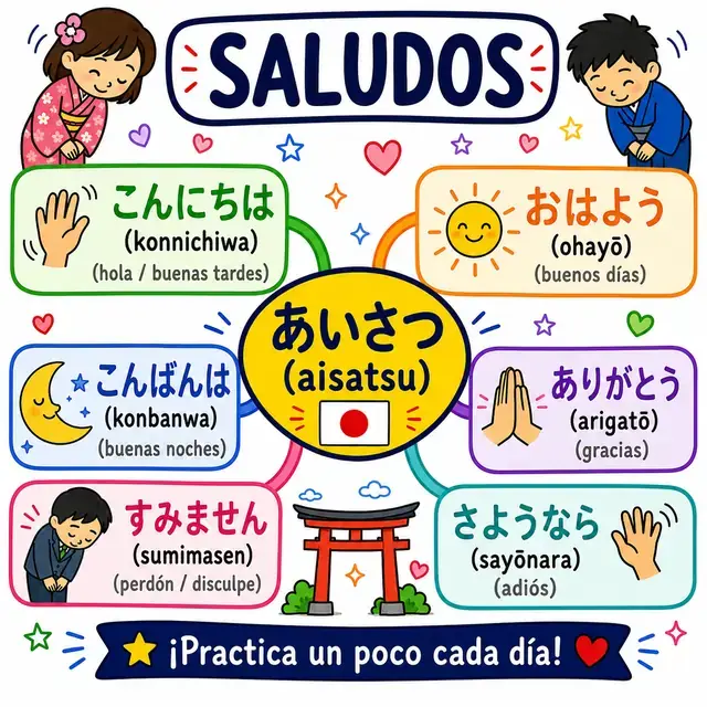 Mapa mental: Saludos
